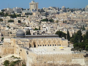 Vista de Jerusalen desde el Monte de los Olivos