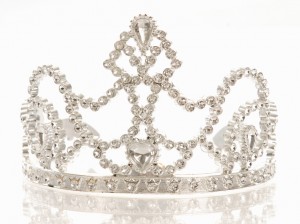 crown or tiara isolated on a white background