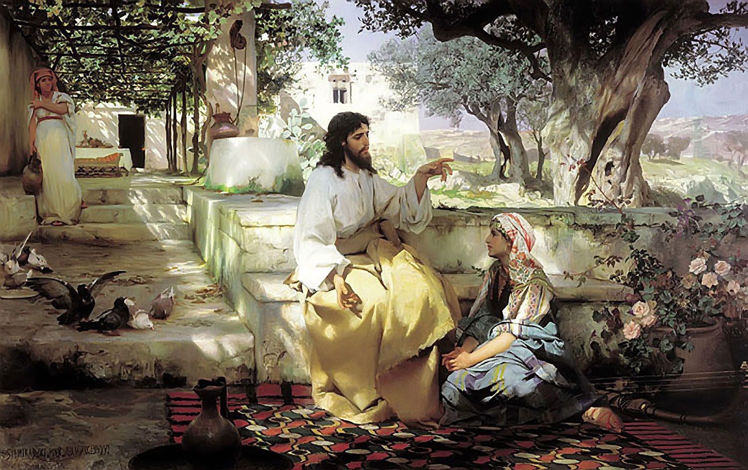 Christ-Martha-Maria-Henryk-Semiradsky